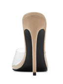 Gianni Suede Mule - Desnuda - FEMME LA