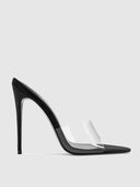 Gianni Suede Mule - Noche - FEMME LA
