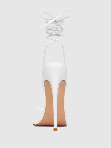 The Luisa Lace Up - Blanc