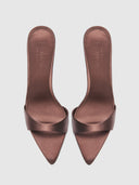 Kaia 100 Slipper - Coco Satin - FEMME LA
