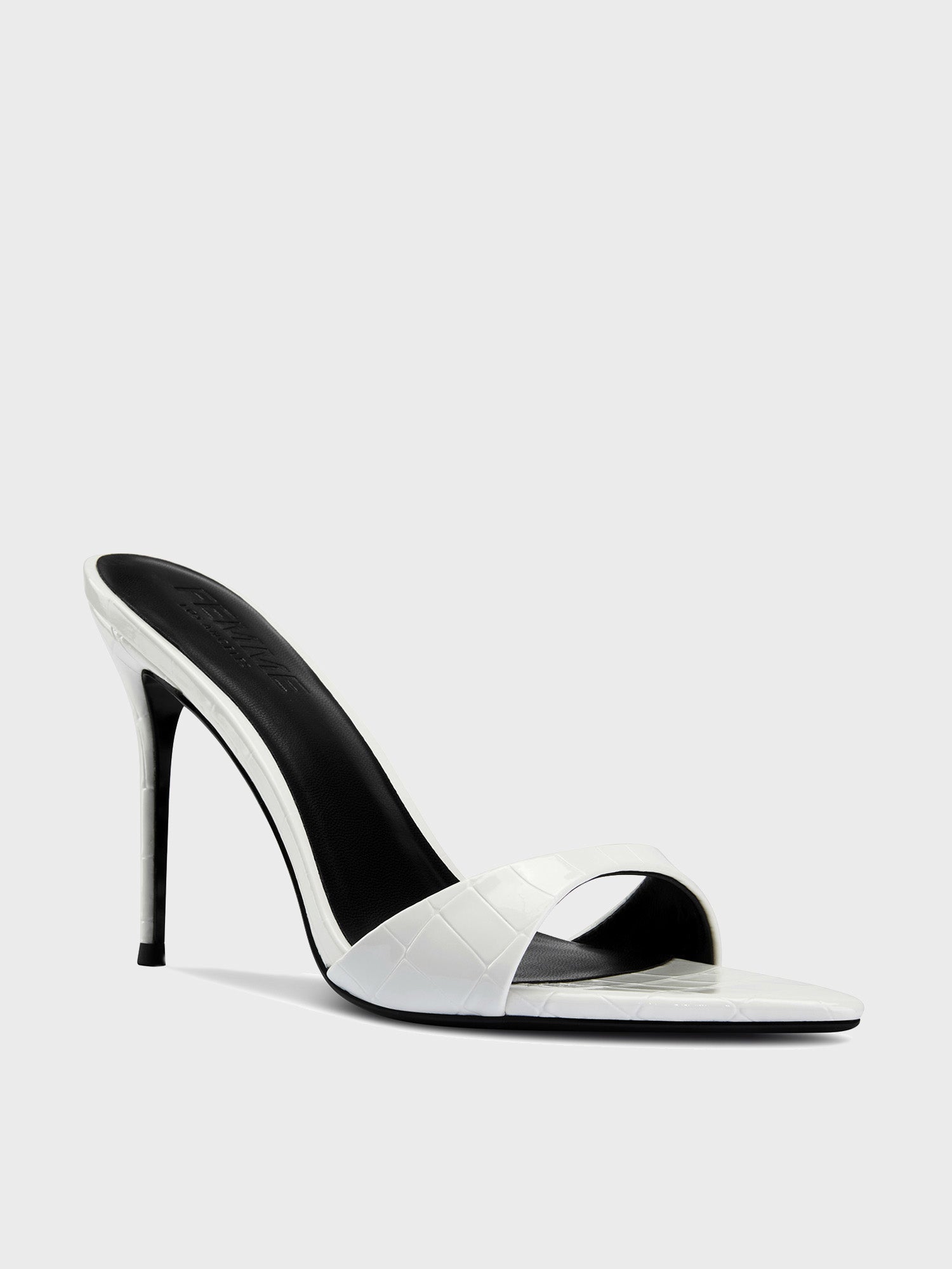 Kaia 100 Slipper - Exotic Blanc - FEMME LA