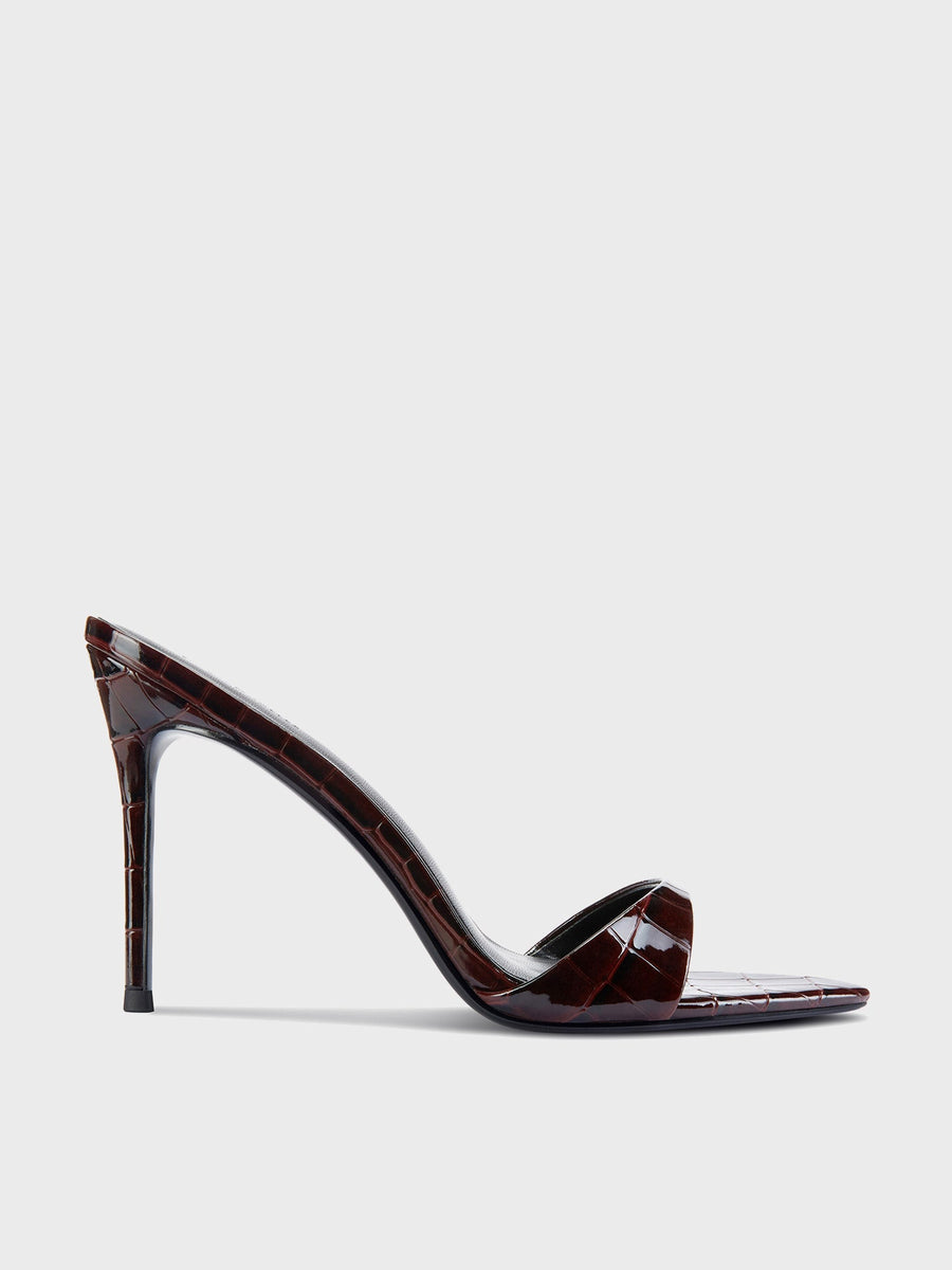 Kaia 100 Slipper - Exotic Burgundy - FEMME LA
