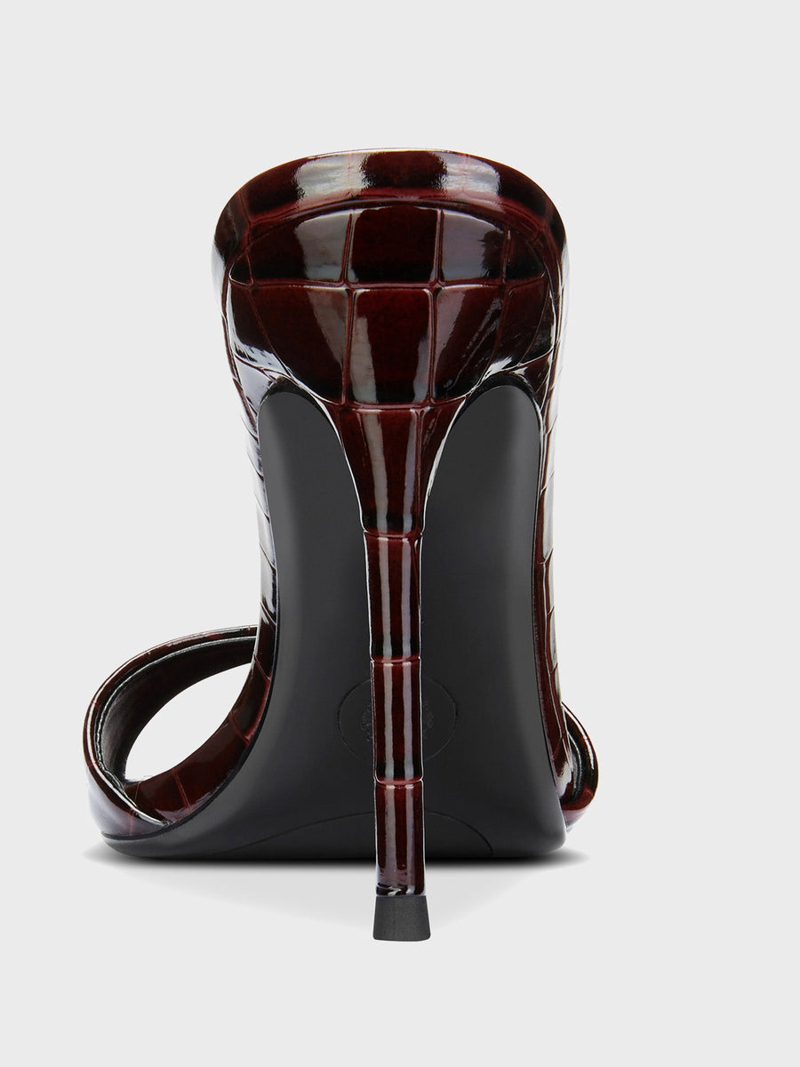 Kaia 100 Slipper - Exotic Burgundy - FEMME LA