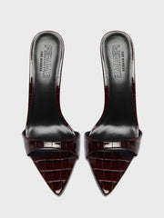 Kaia 100 Slipper - Exotic Burgundy - FEMME LA