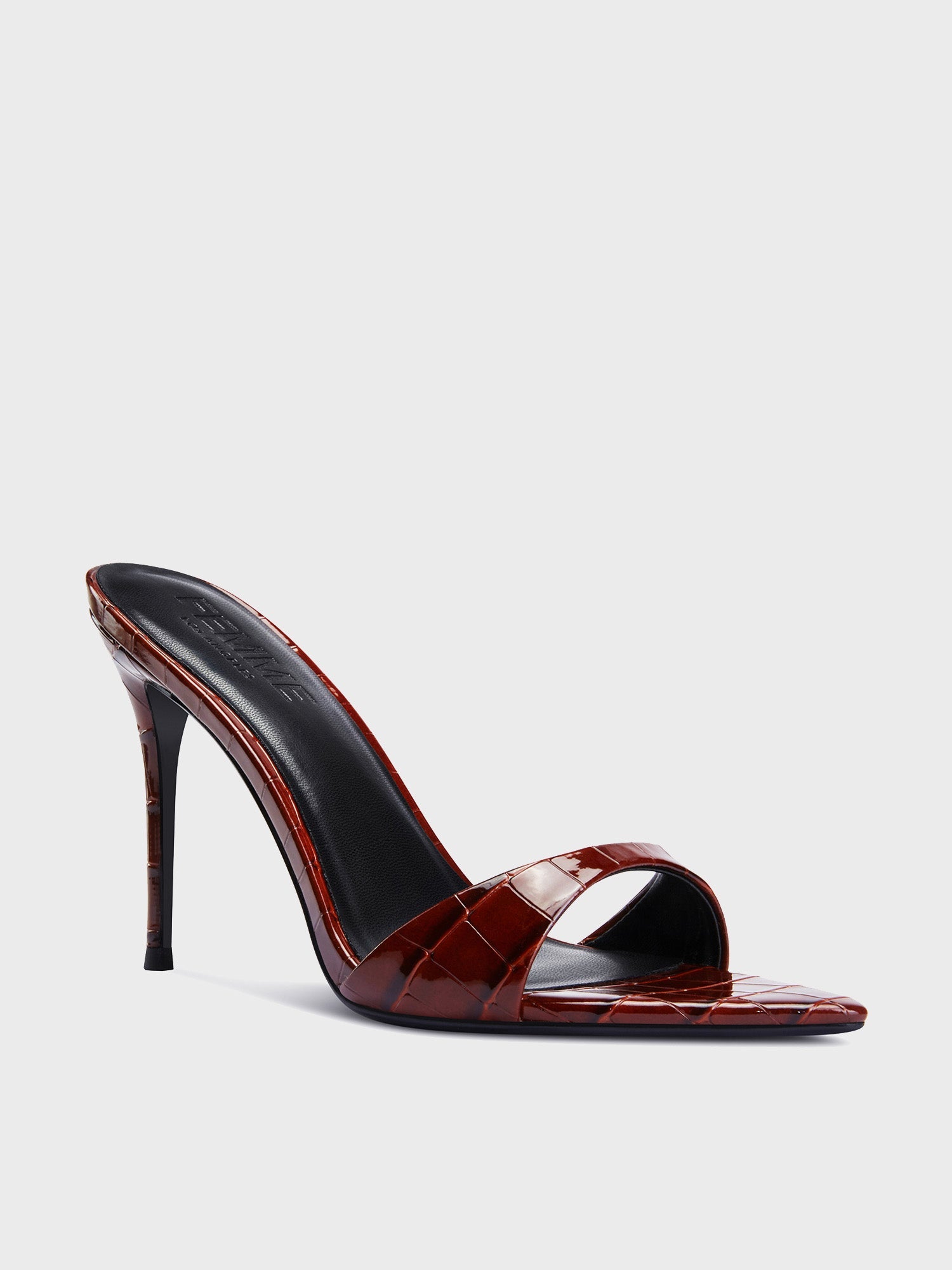 Kaia 100 Slipper - Exotic Cognac - FEMME LA