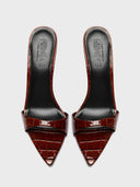 Kaia 100 Slipper - Exotic Cognac - FEMME LA