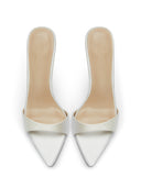 Kaia 100 Slipper - White - FEMME LA