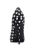 Law Pump - Satin Polka B&W - FEMME LA