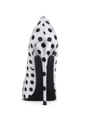 Law Pump - Satin Polka W&B - FEMME LA