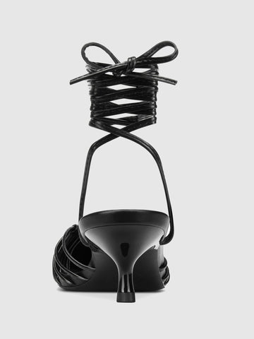 Lori Lace-Up - Noir | FEMME LA
