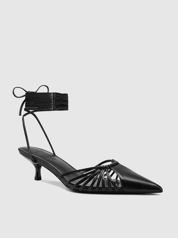 Lori Lace-Up - Noir | FEMME LA