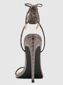 Luce Minimale - Metallic Python en Gris - FEMME LA