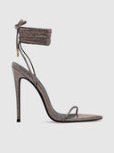 Luce Minimale - Metallic Python en Gris - FEMME LA