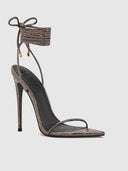 Luce Minimale - Metallic Python en Gris - FEMME LA
