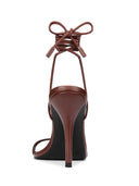 Lyra Lace Up - Chocolate - FEMME LA