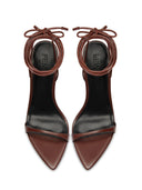 Lyra Lace Up - Chocolate - FEMME LA
