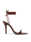 Lyra Lace Up - Chocolate - FEMME LA