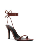 Lyra Lace Up - Chocolate - FEMME LA