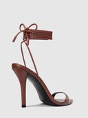 Lyra Lace Up - Chocolate - FEMME LA