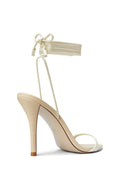 Lyra Lace Up - Cream & Latte - FEMME LA