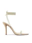 Lyra Lace Up - Cream & Latte - FEMME LA