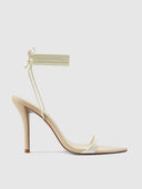 Lyra Lace Up - Cream & Latte - FEMME LA