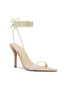 Lyra Lace Up - Cream & Latte - FEMME LA