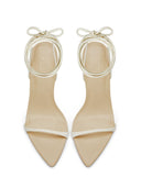 Lyra Lace Up - Cream & Latte - FEMME LA