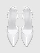 Macallan Slingback Pump - Lambo White - FEMME LA