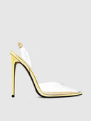 Macallan Slingback Pump - Oro - FEMME LA