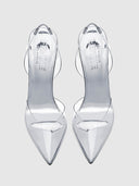 Macallan Slingback Pump - Platinum - FEMME LA