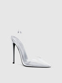 Macallan Slingback Pump - Platinum - FEMME LA