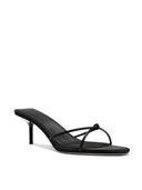 Maeve Slipper - Satin Black - FEMME LA