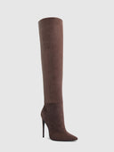 Mariel 2 Way Boot - Suede Coco - FEMME LA