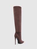 Mariel 2 Way Boot - Suede Coco - FEMME LA