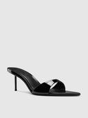 Marseille Slipper - Black Patent - FEMME LA
