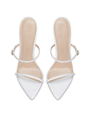 Miami Sandal - White - FEMME LA
