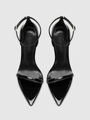 Opera Sandal - Patent Black - FEMME LA