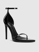 Opera Sandal - Patent Black - FEMME LA