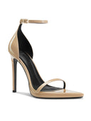 Opera Sandal - Patent Nude - FEMME LA