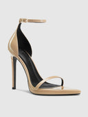 Opera Sandal - Patent Nude - FEMME LA