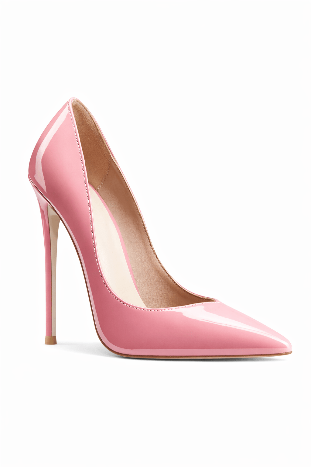 pink dress pumps FSJ Women Elegant High Platform Buckle Ankle Strap Pumps Pointed Closed Toe Stiletto High Heel Sexy Party Wedding Dress Shoes Size 12 Pink