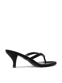Sakura Slipper - Suede Black - FEMME LA