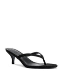 Sakura Slipper - Suede Black - FEMME LA