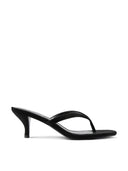 Sakura Slipper - Suede Black - FEMME LA