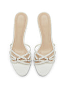 Sera Slipper - White - FEMME LA