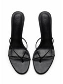Sicilian Slipper - Black - FEMME LA
