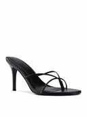 Sicilian Slipper - Black - FEMME LA