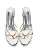 Sicilian Slipper - Gold & Silver - FEMME LA