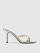 Sicilian Slipper - Gold & Silver - FEMME LA